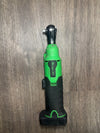 Snap-On 14.4 V 1/4" Drive MicroLithium BRUSHLESS Cordless Ratchet (One Battery) (Green)