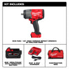 Milwaukee M18 High Torque Impact Wrench with Friction Ring Kit, Drive Size 1/2in., 18V, Model# 2967-21B